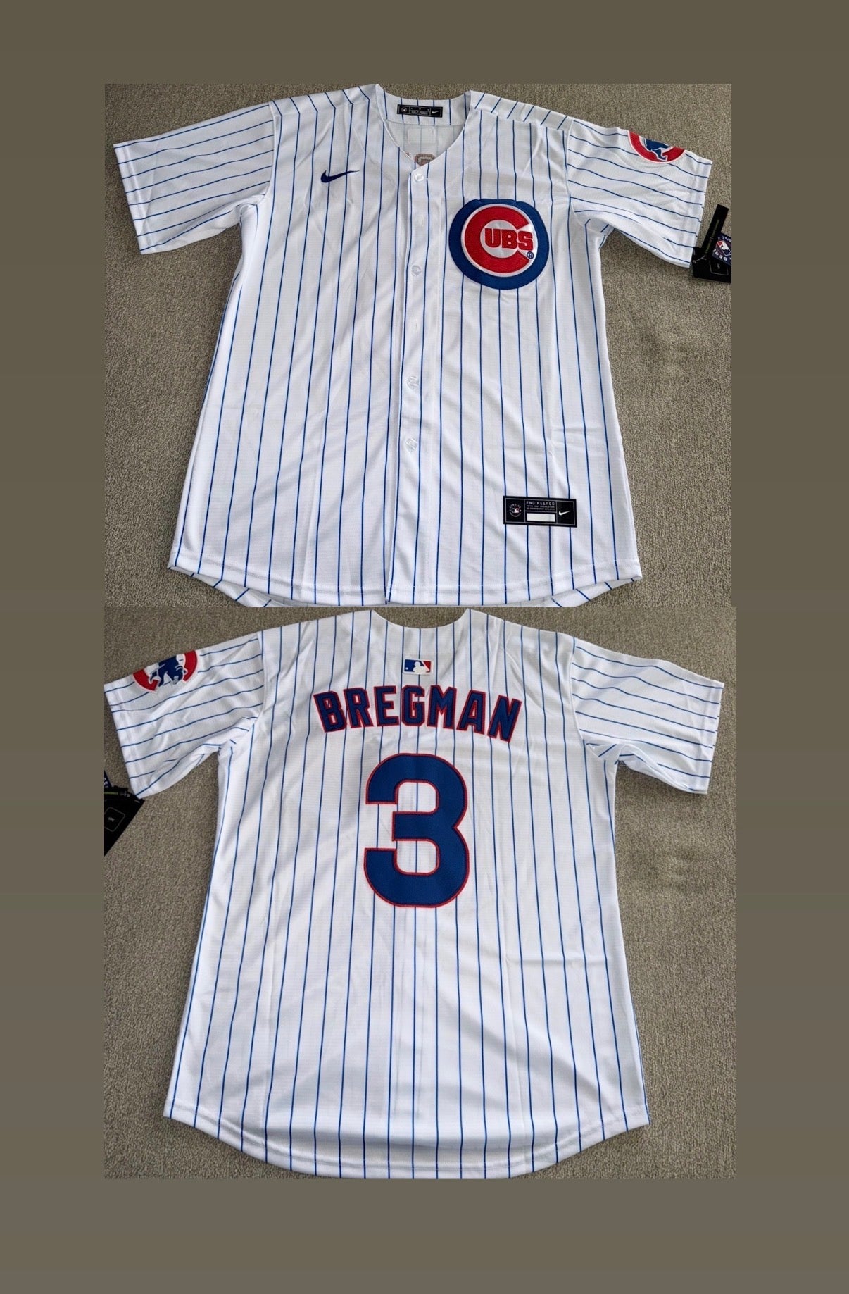 Chicago Cubs Alex Bregman Jersey