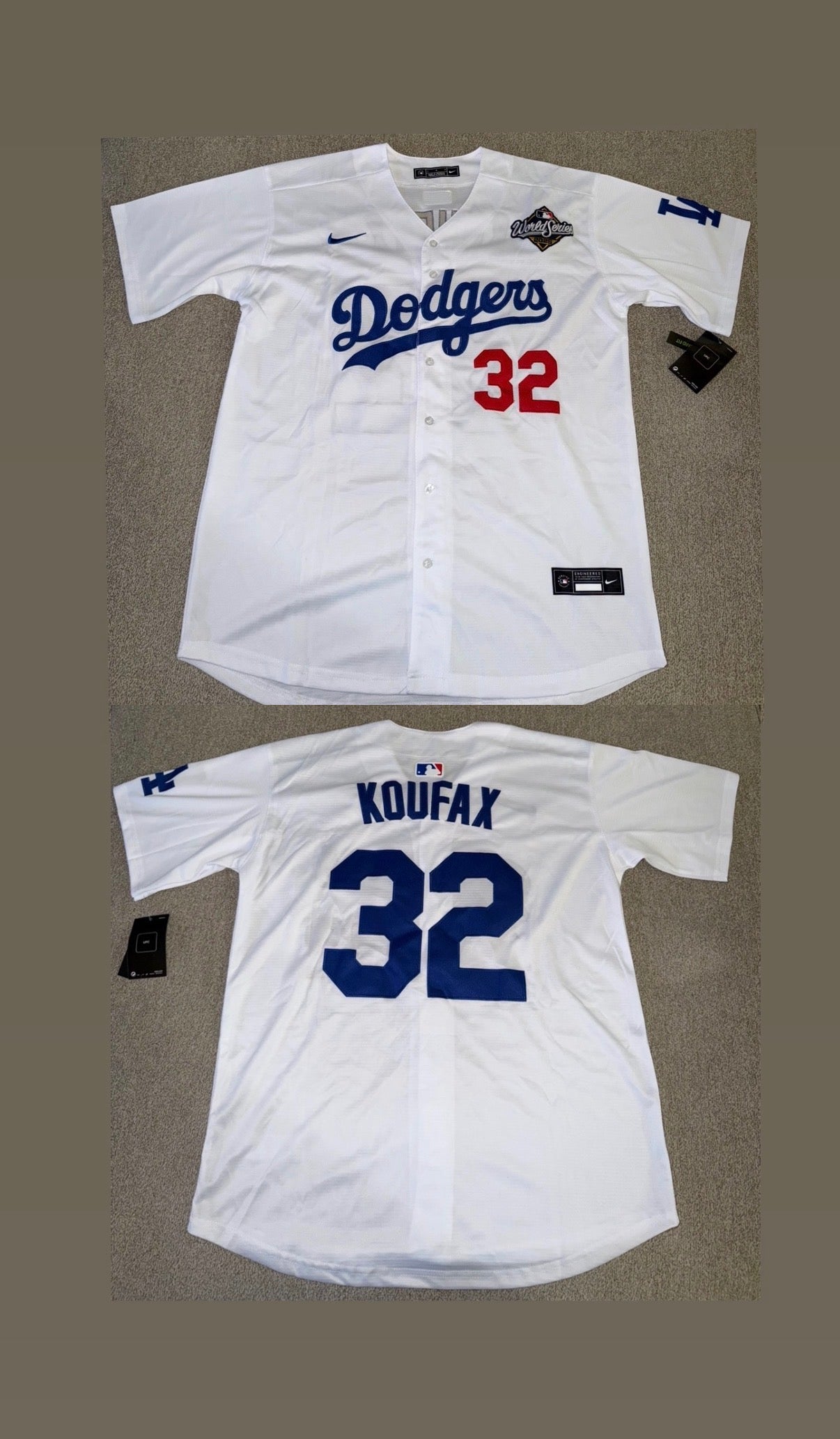 Los Angeles Dodgers Sandy Koufax Jersey