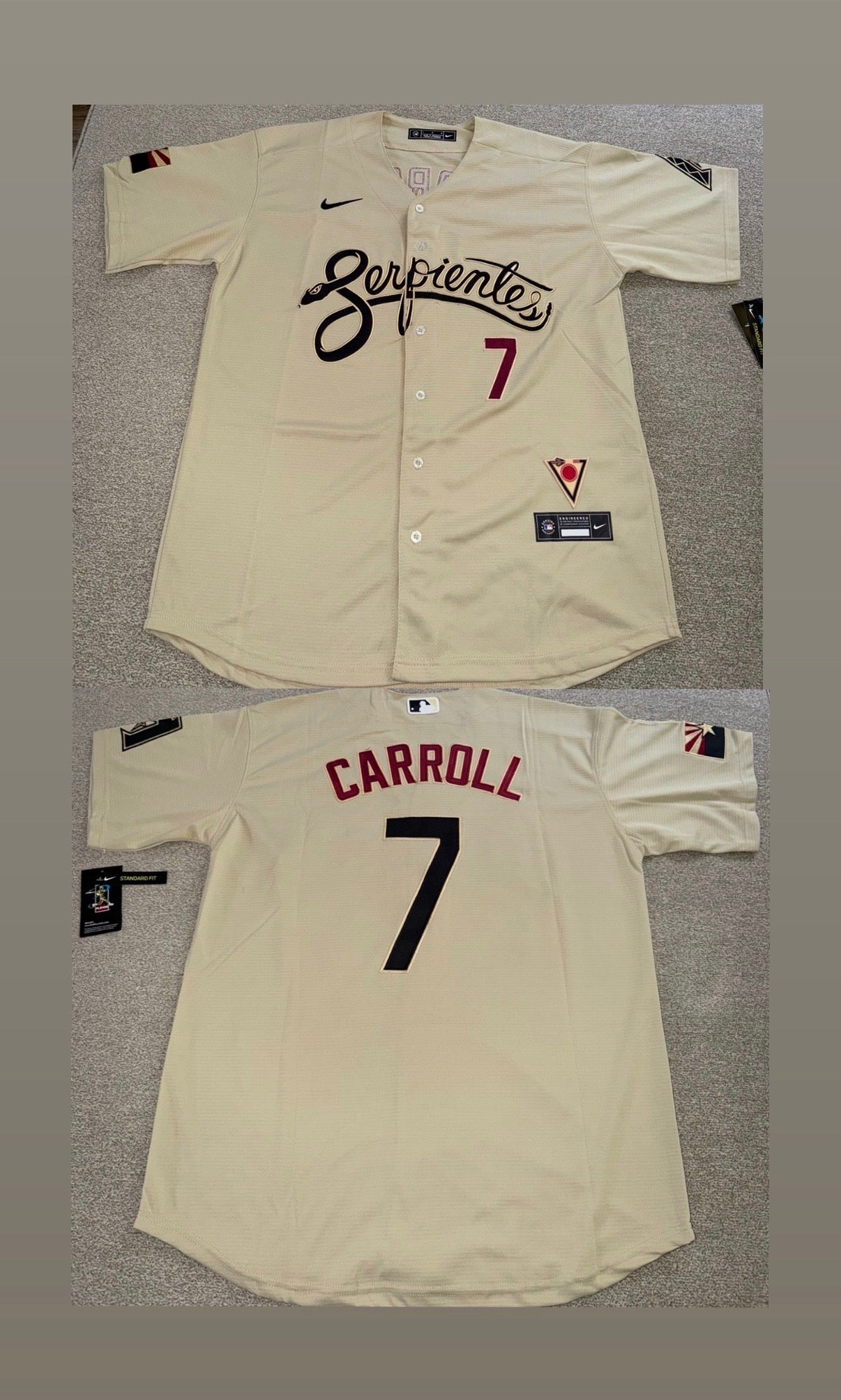 Arizona Diamondbacks Corbin Carrol Serpientes Jersey