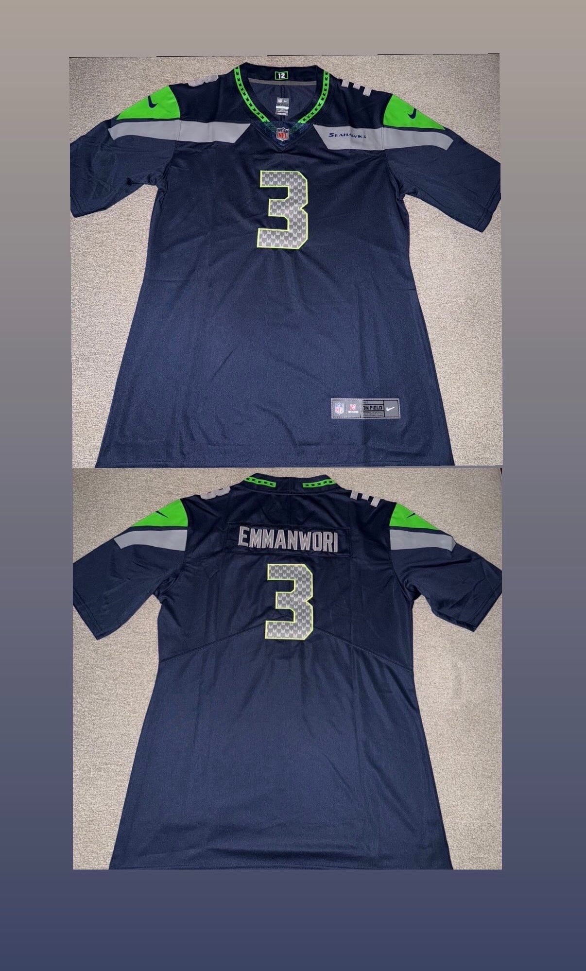 Seattle Seahawks Nick Emmanwori Jersey