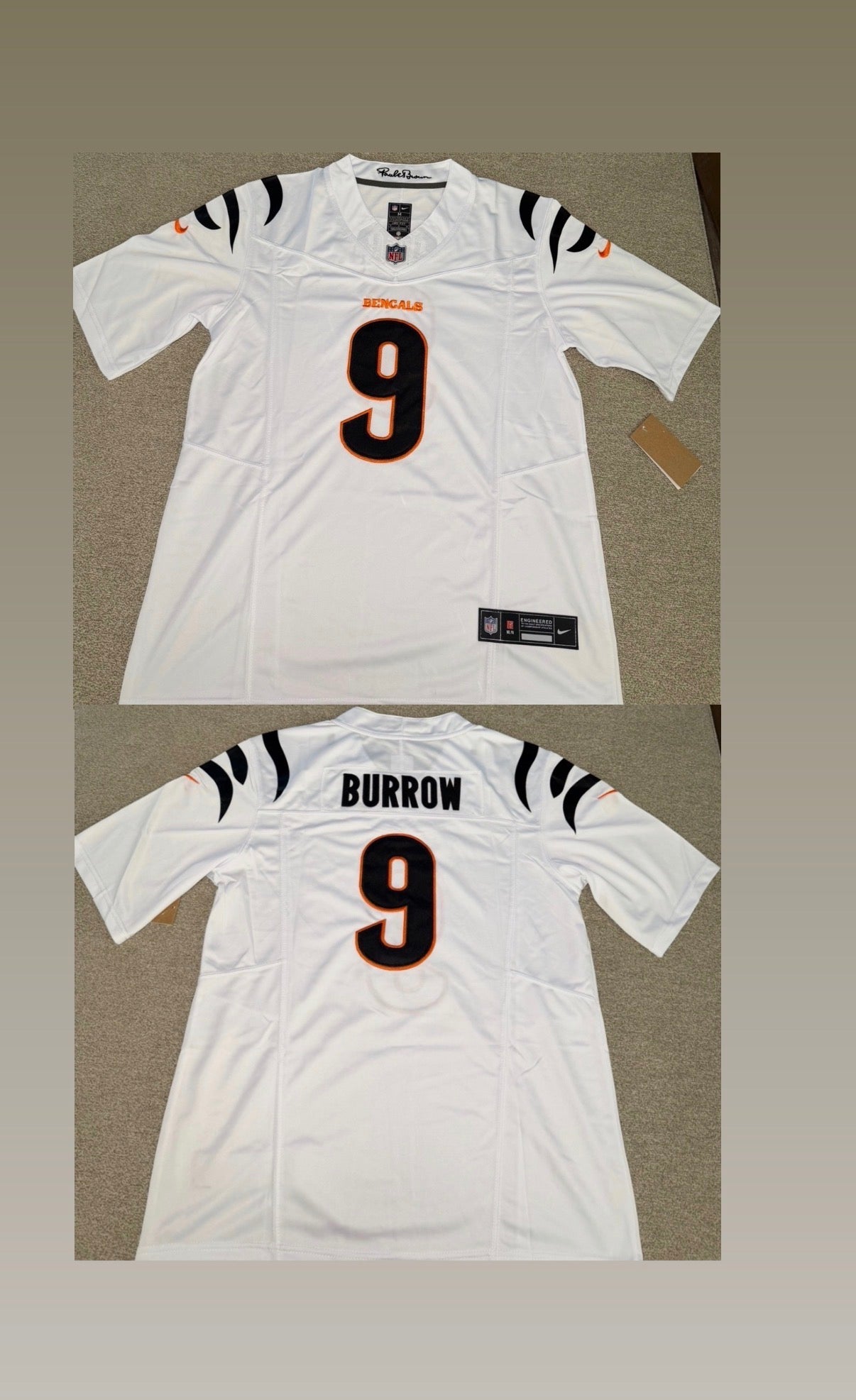 Cincinnati Bengals Joe Burrow Jersey