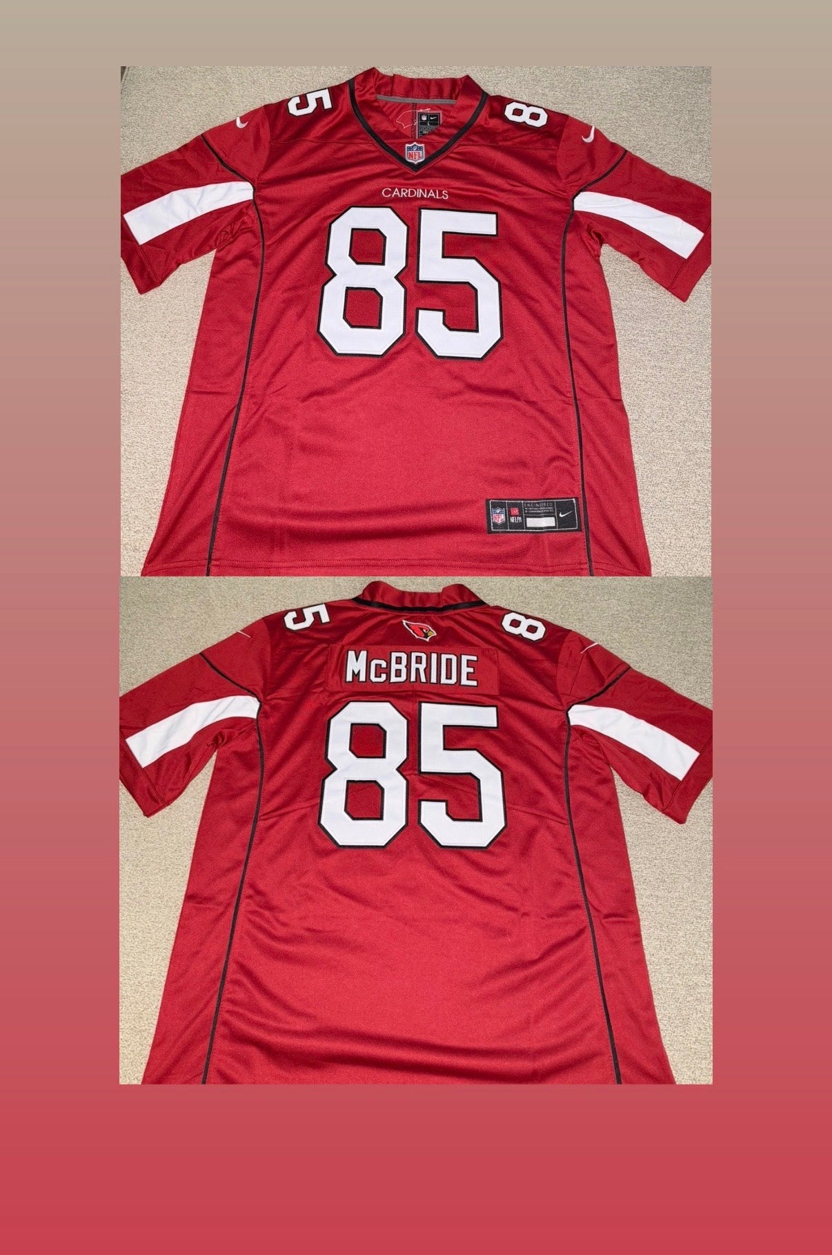 Arizona Cardinals Trey McBride Red Jersey