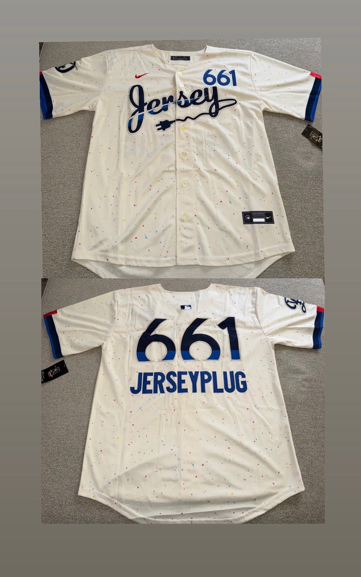 Custom Jersey Plug 661 Baseball Jersey