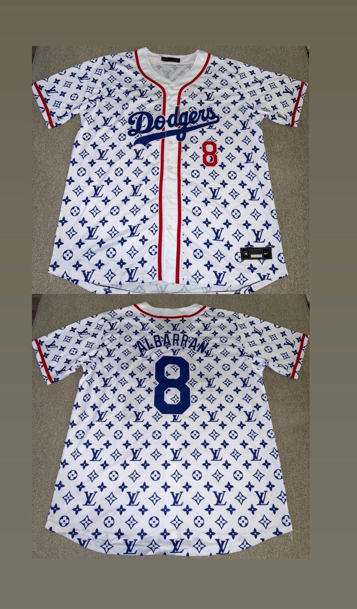 Los Angeles Dodgers LV Albarran Jersey