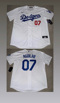 Custom Los Angeles Aguilar Dodgers Jersey