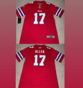 Buffalo Bills Red Josh Allen Jersey